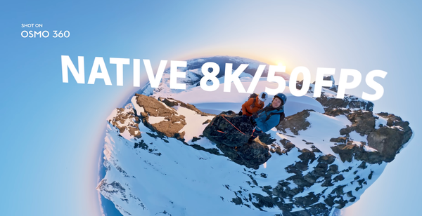 Chế độ quay 8K/50FPS trên Osmo 360