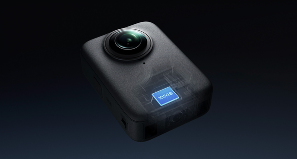 Tích hợp sẵn bộ nhớ trong Osmo 360