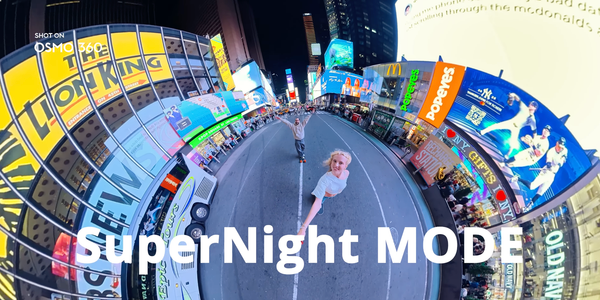 Chế độ quay SuperNight Osmo 360