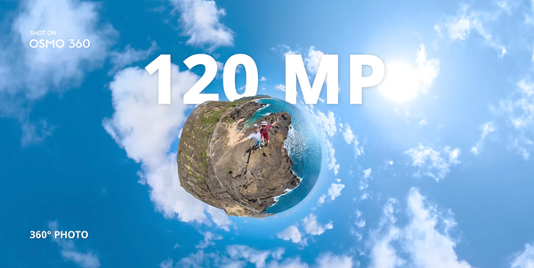 Chụp ảnh 120MP toàn cảnh 360 độ