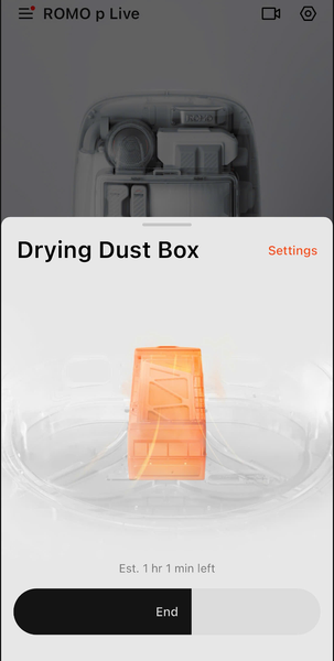 Công nghệ sấy UV túi đựng bụi trên DJI ROMO