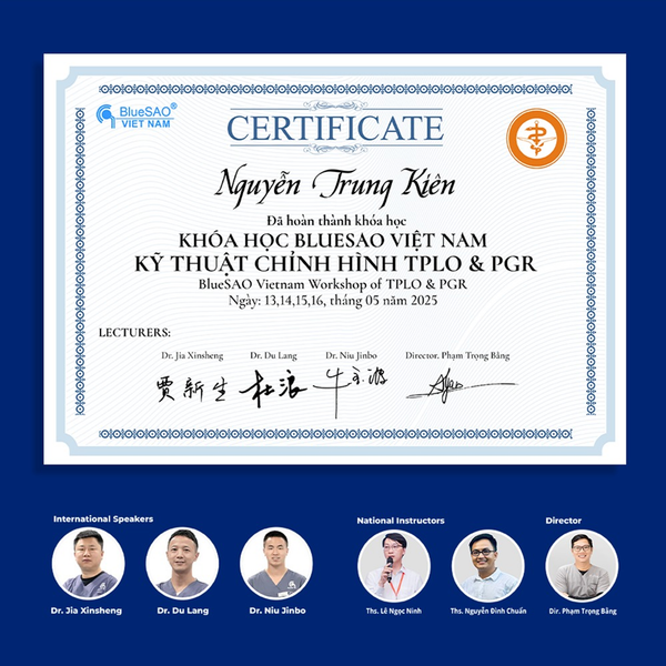 Chứng chỉ TPLO BlueSAO