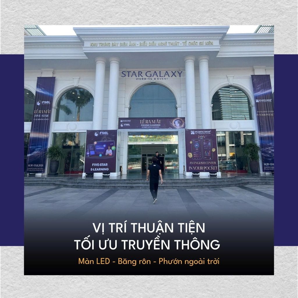 Nhà hát Ngôi Sao địa điểm tổ chức sự kiện tại Hà Nội với vị trí thuận tiện