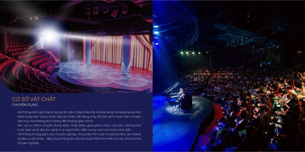 Nhà hát Ngôi Sao không gian để mọi sự kiện tỏa sáng