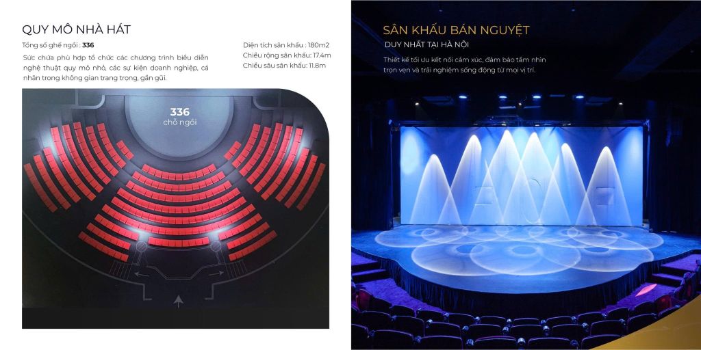 Nhà hát Ngôi Sao không gian để mọi sự kiện tỏa sáng