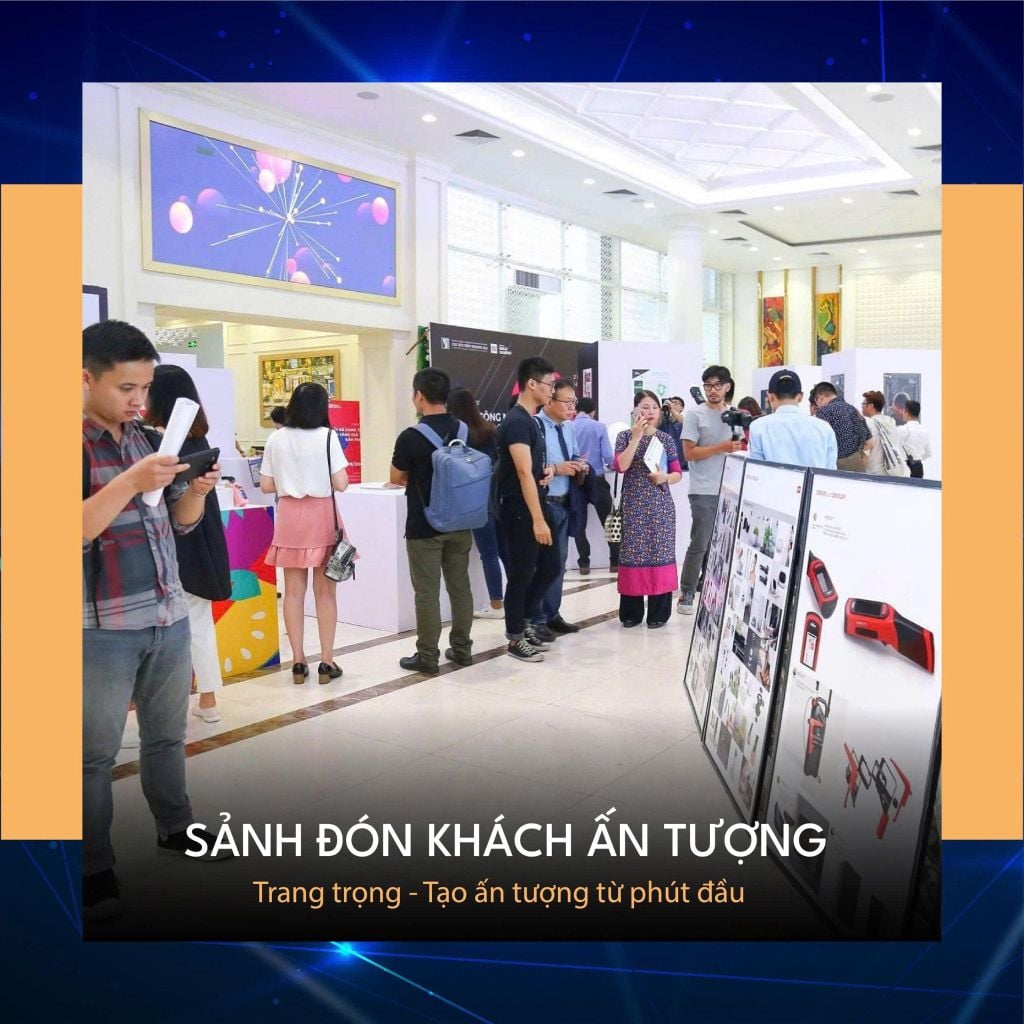 Nhà hát Ngôi Sao địa điểm tổ chức sự kiện tại Hà Nộ sỏ hữu sảnh đón khách trần cao thoáng ấn tượng