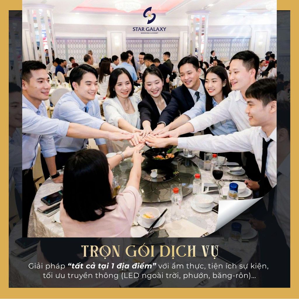 Dịch vụ tổ chức chọn gói chuyên nghiệp