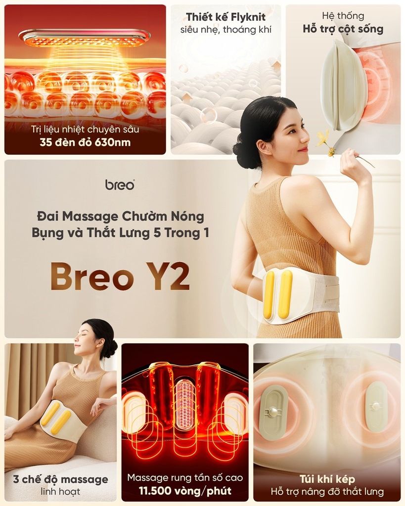 Sản phẩm tích hợp nhiều công nghệ hiện đại để giảm đau hiệu quả