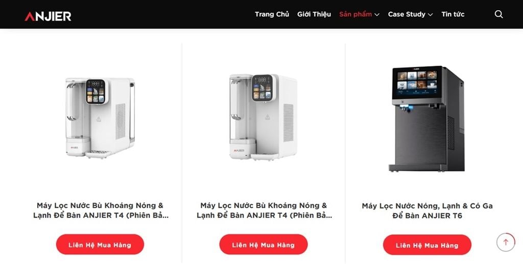 Người mua máy lọc nước để bàn ANJIER nên chọn ANJIER Việt Nam