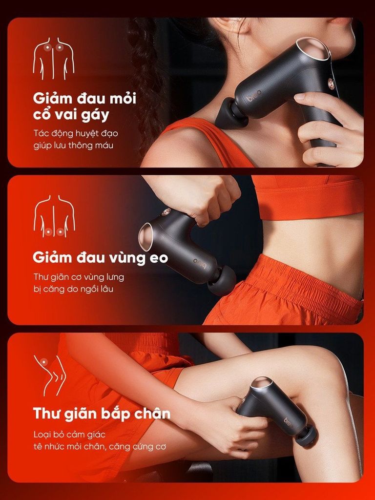 So với massage truyền thống, massage bằng súng đem lại nhiều lợi ích hơn