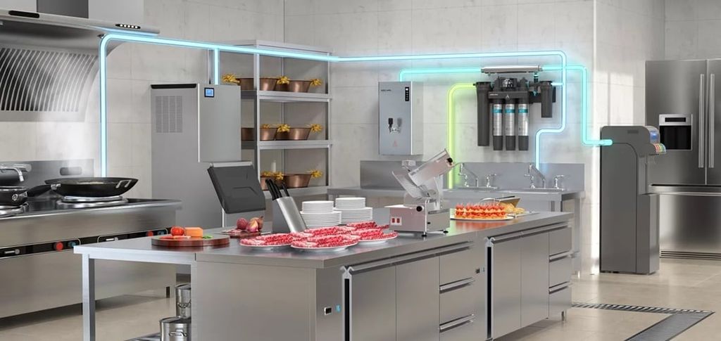 ANJIER đang mở rộng sang lĩnh vực máy lọc nước thương mại cho nhà hàng, quán cà phê&nbsp; (Nguồn ảnh: Internet)