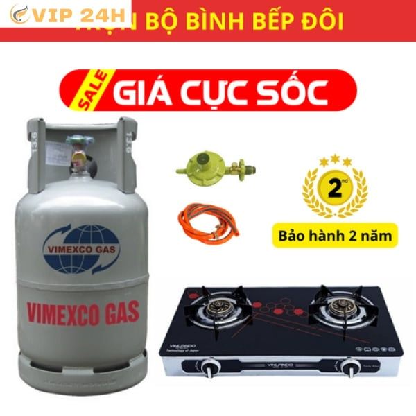bộ đôi bếp gas giá rẻ tại Gas Vip 24h