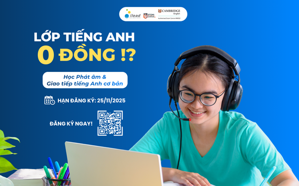 Lớp học tiếng Anh miễn phí tại iLEAD AMA