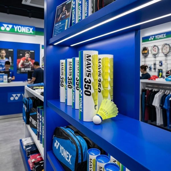 Mavis 350 trong shop cầu lông
