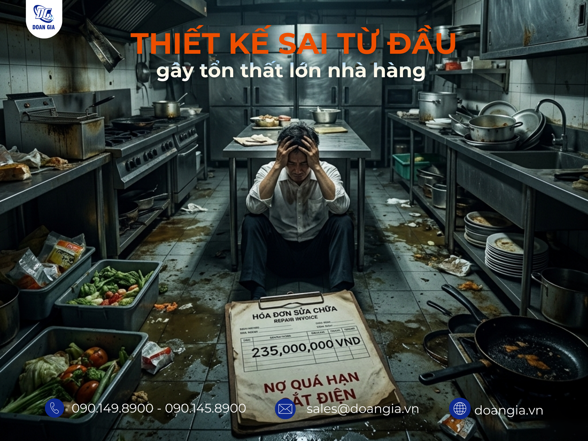 sai lầm khi thiết kế bếp