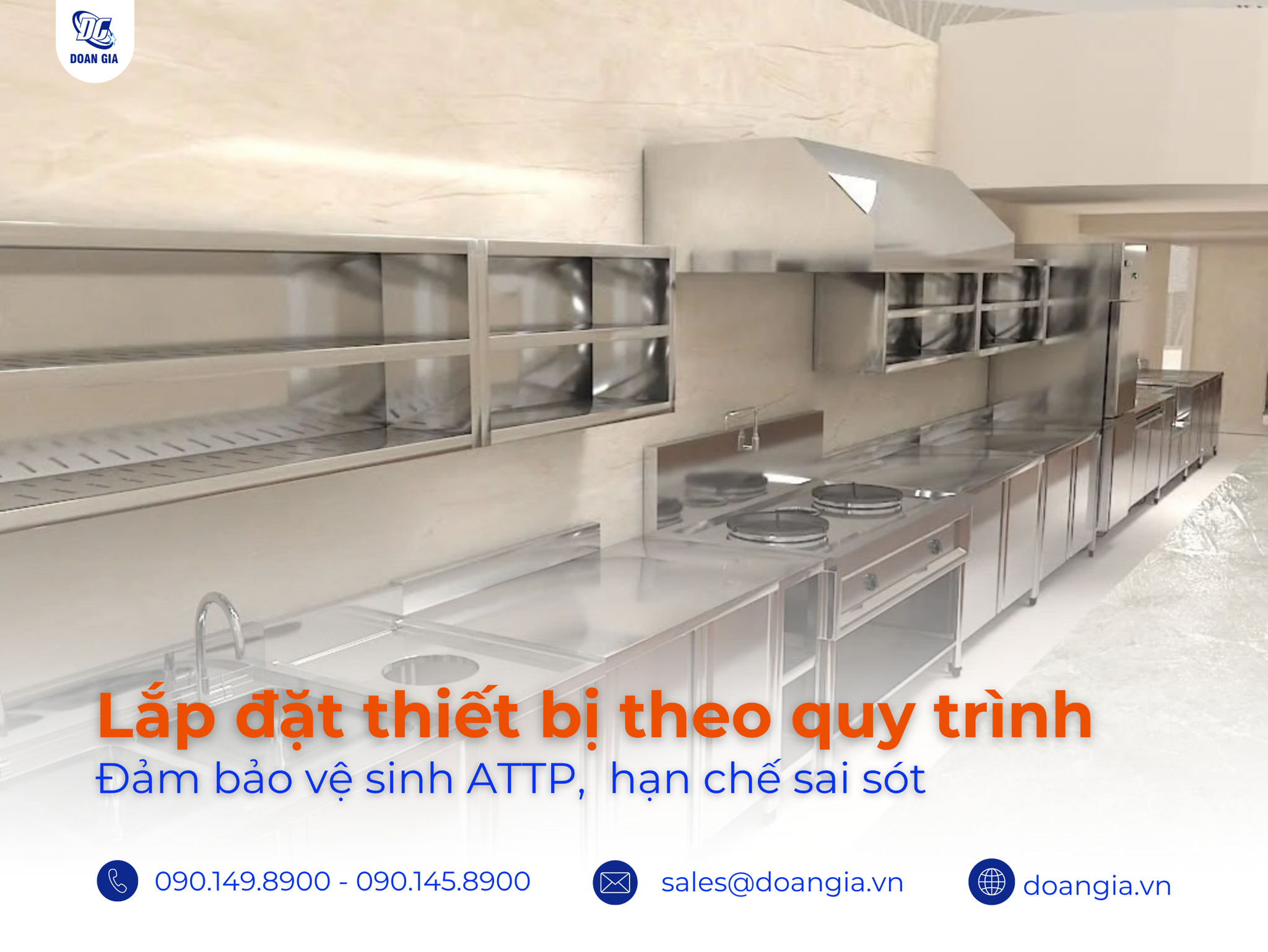 nguyên tắc thiết kế bếp nhà hàng