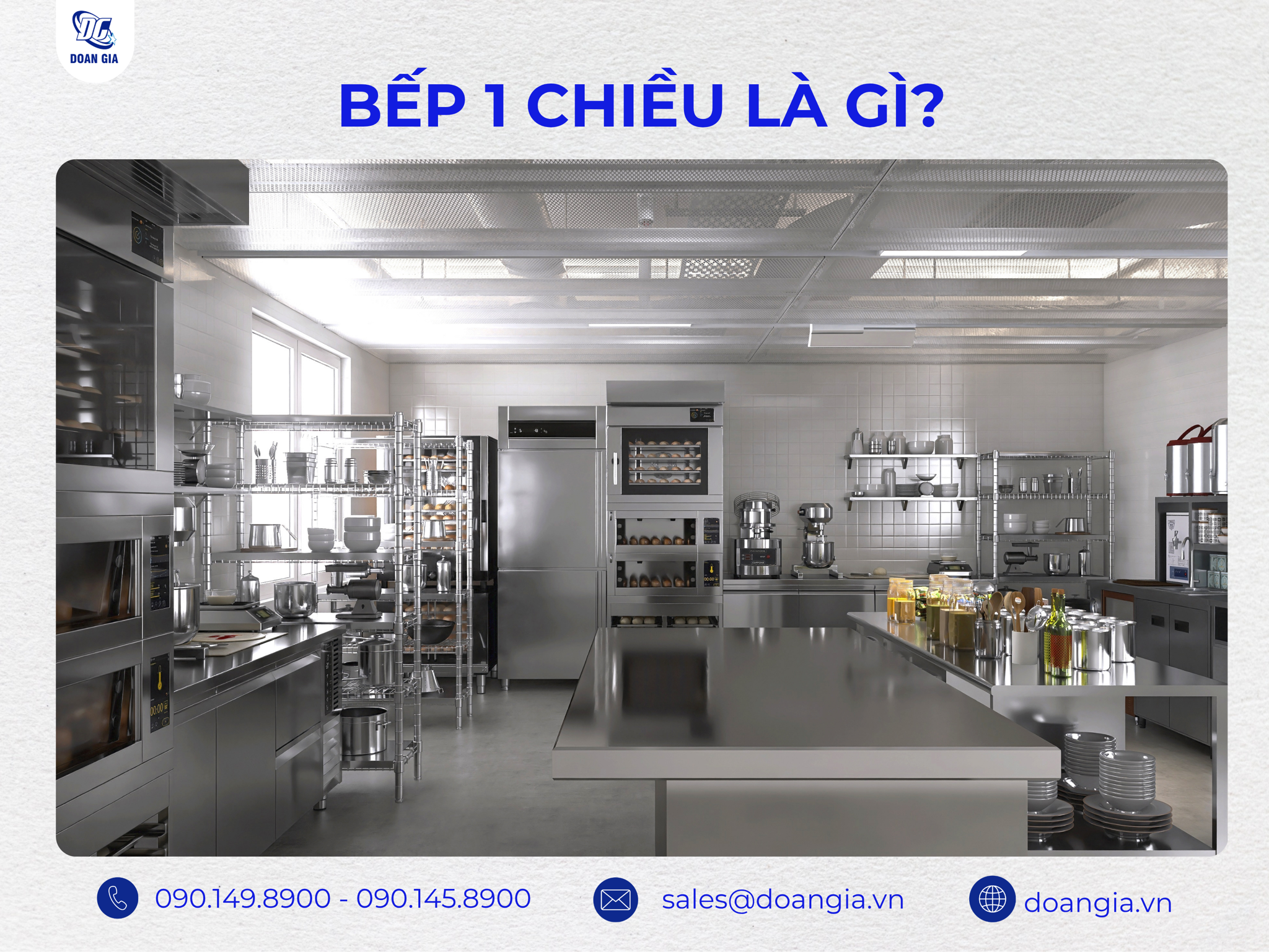 bếp 1 chiều là gì