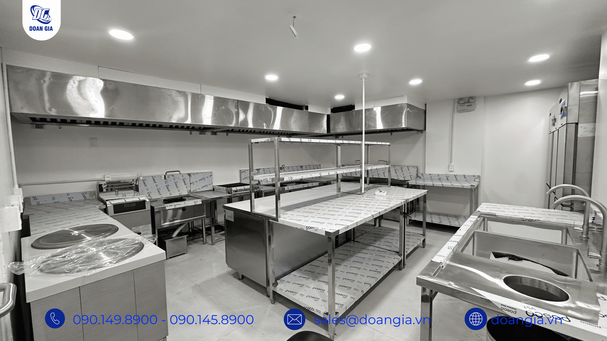 thiết kế thi công bếp nhà hàng