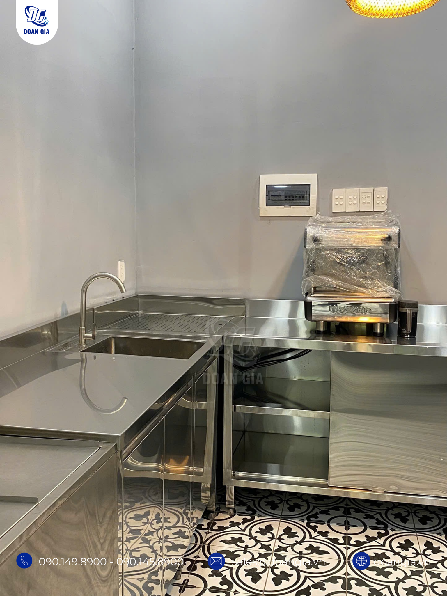 thiết kế quầy pha chế nhỏ