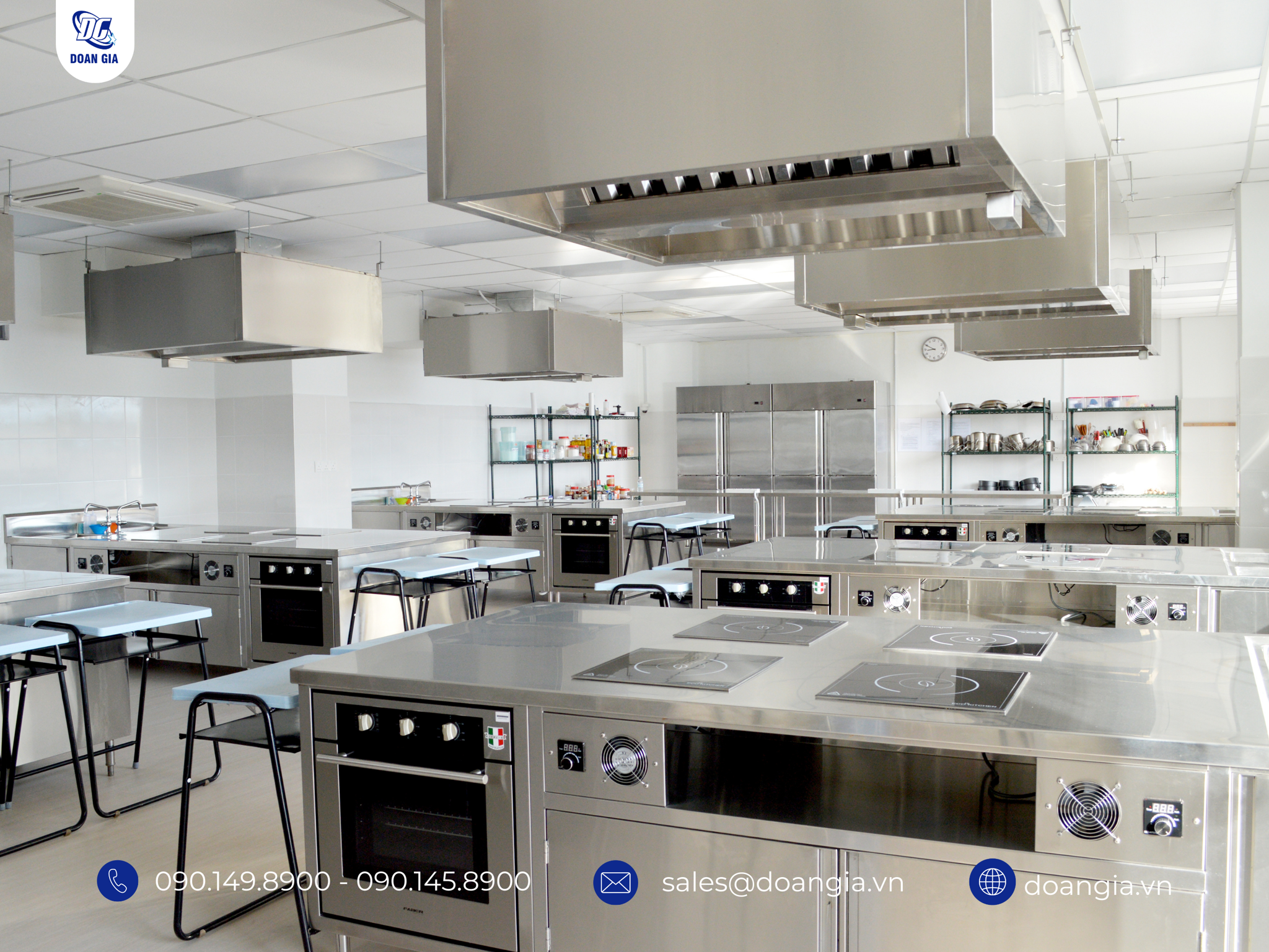 sơ đồ bếp trung tâm