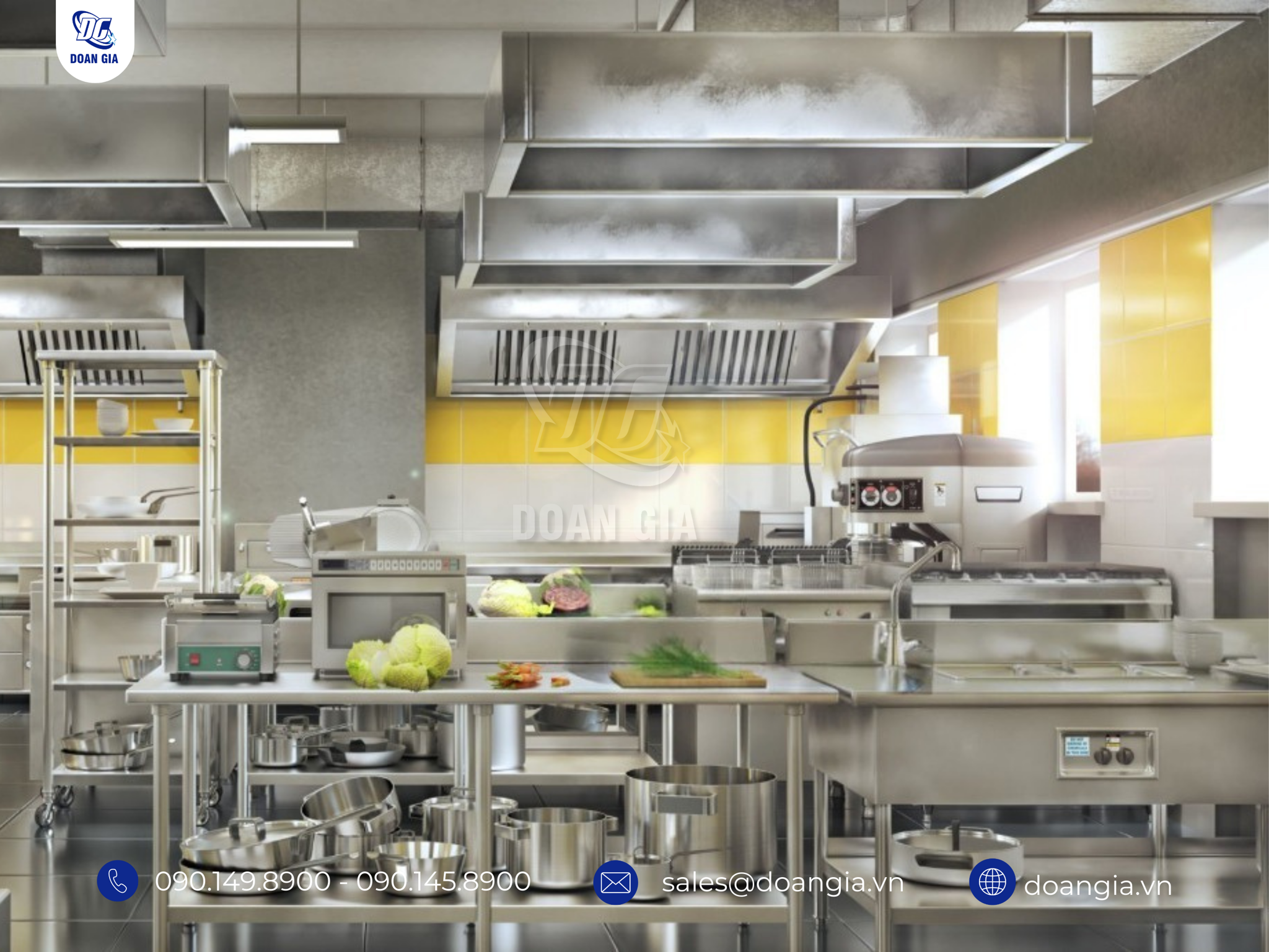 thiết kế bếp công nghiệp
