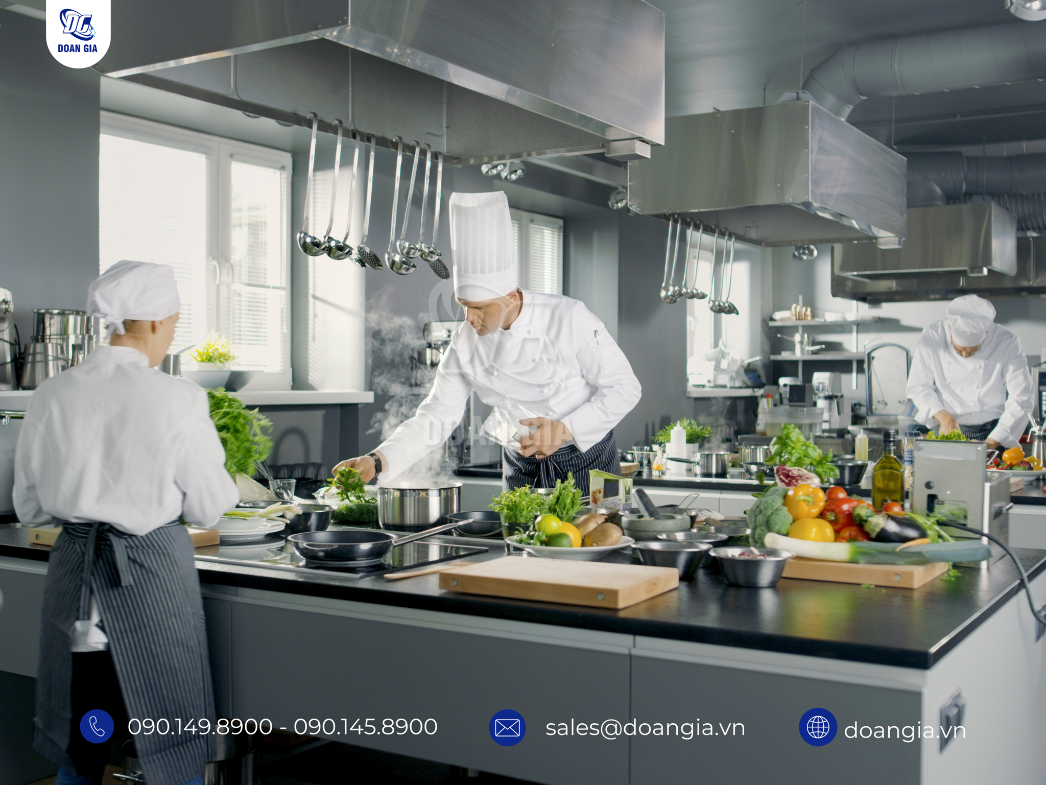 nguyên tắc thiết kế bếp nhà hàng