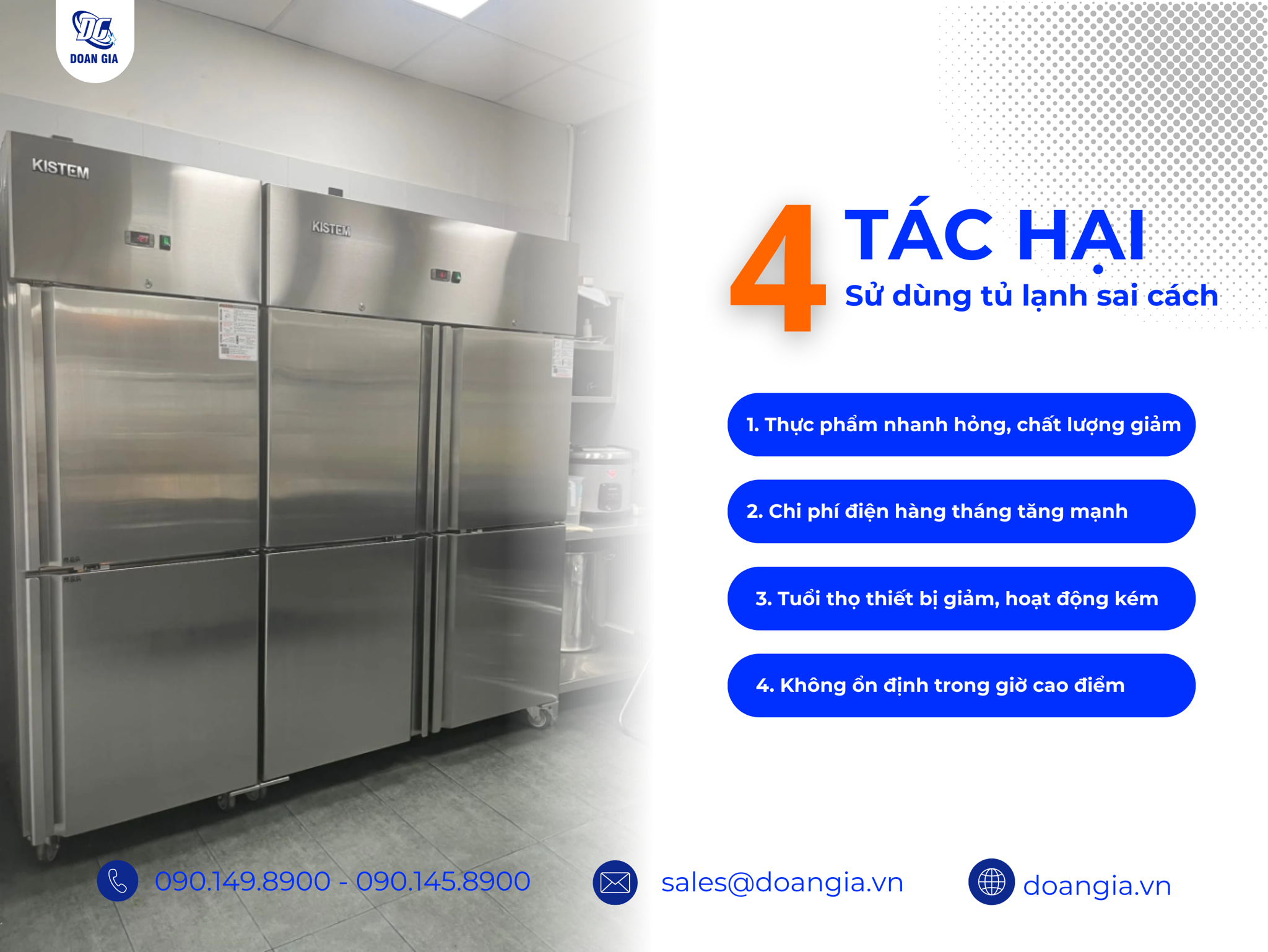 tủ lạnh công nghiệp