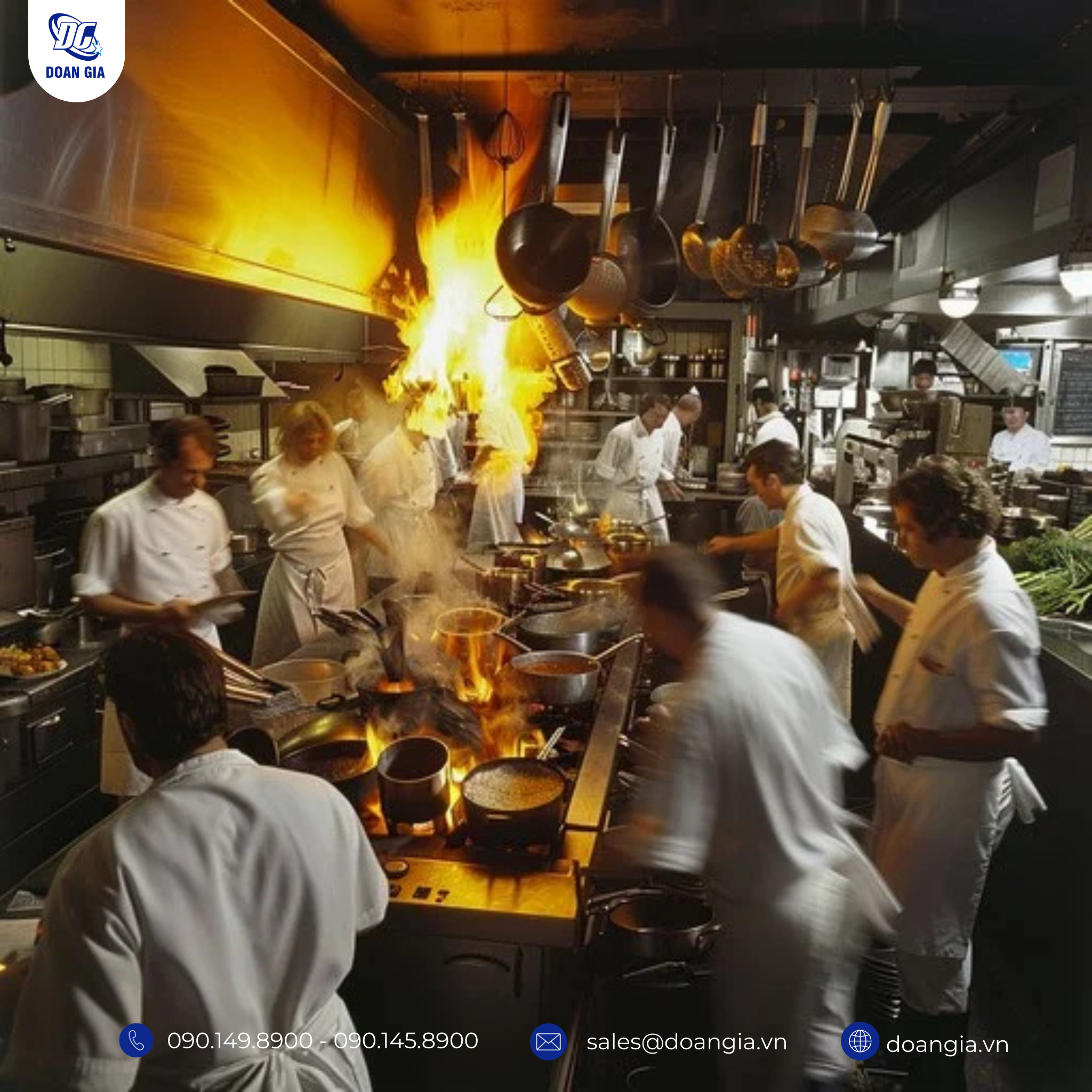 bếp ăn nhà hàng