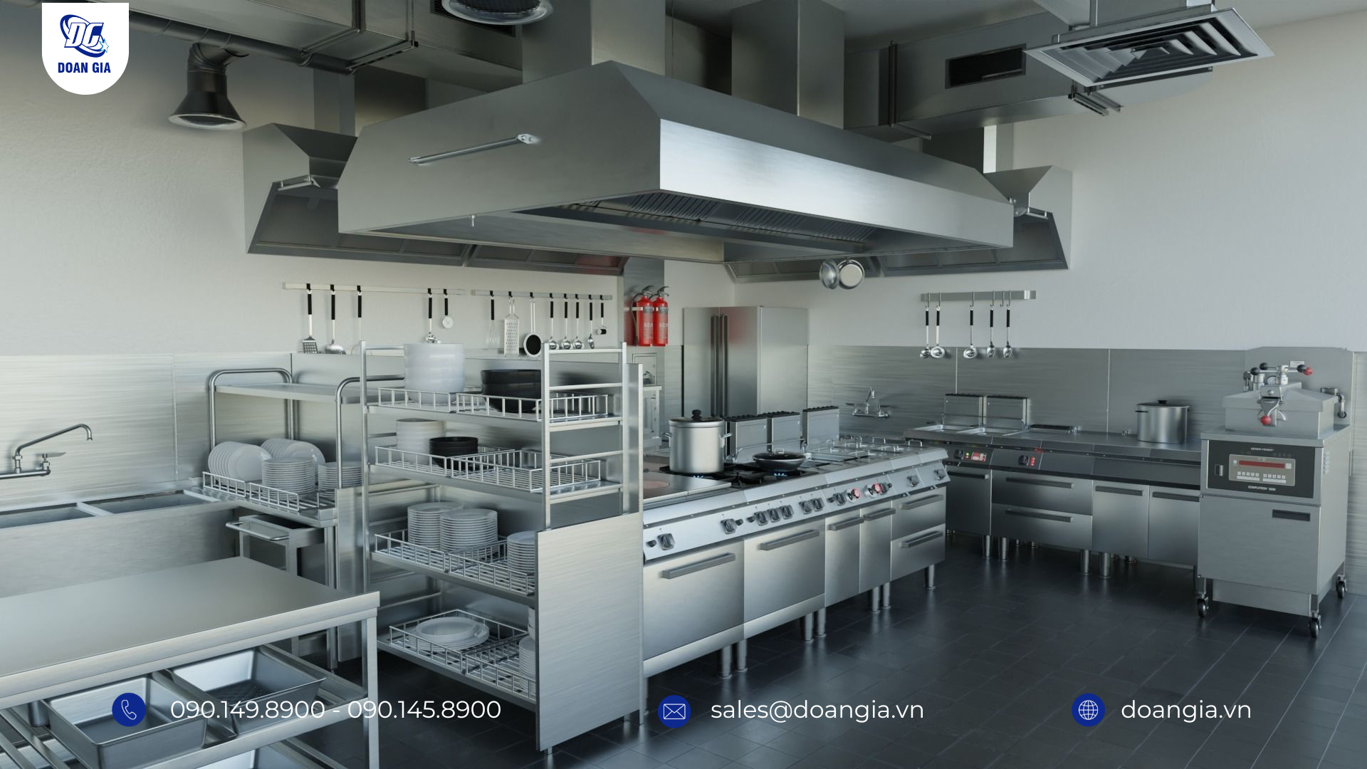 bản vẽ thiết kế bếp nhà hàng