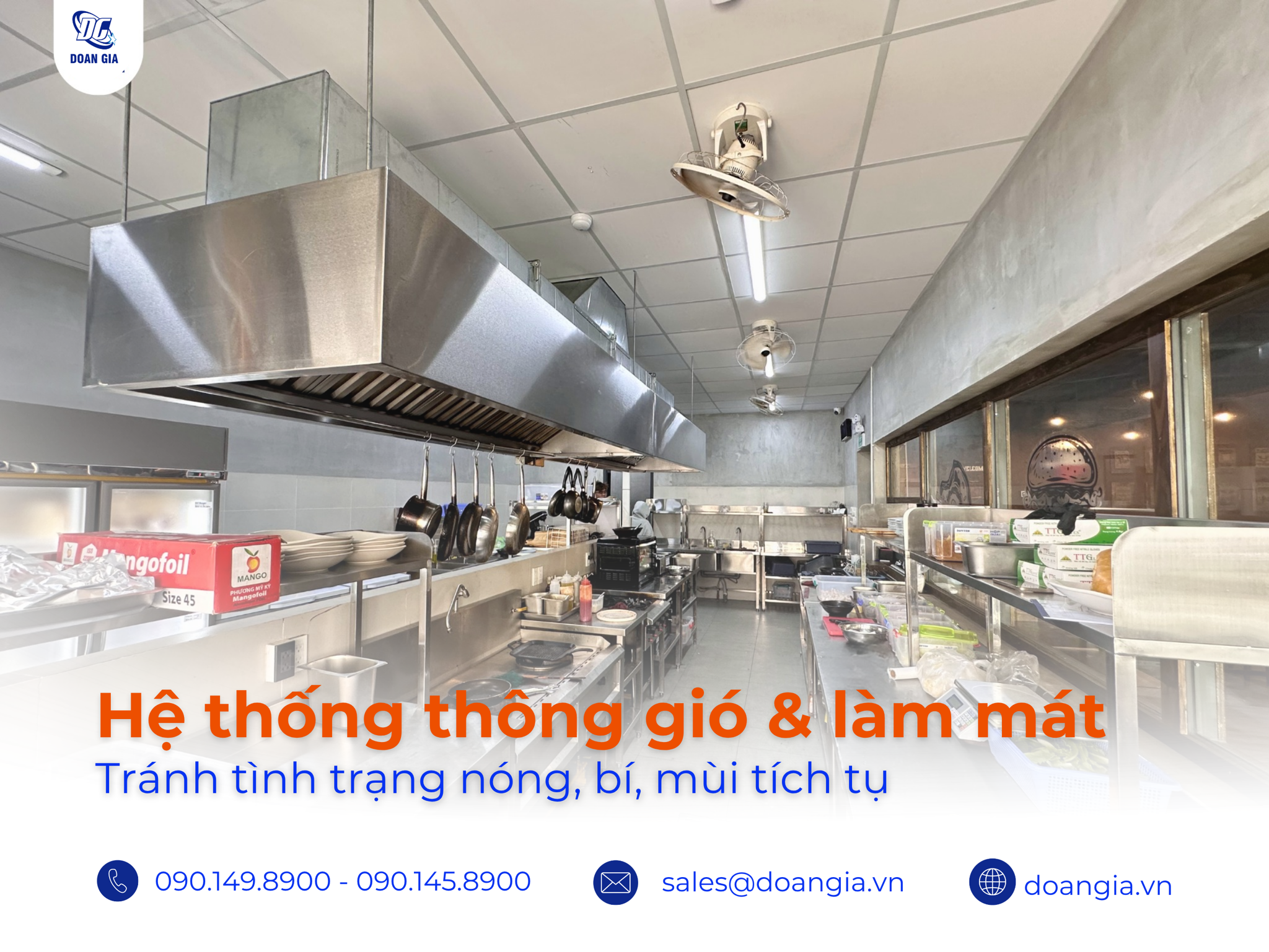 hệ thống hút mùi công nghiệp