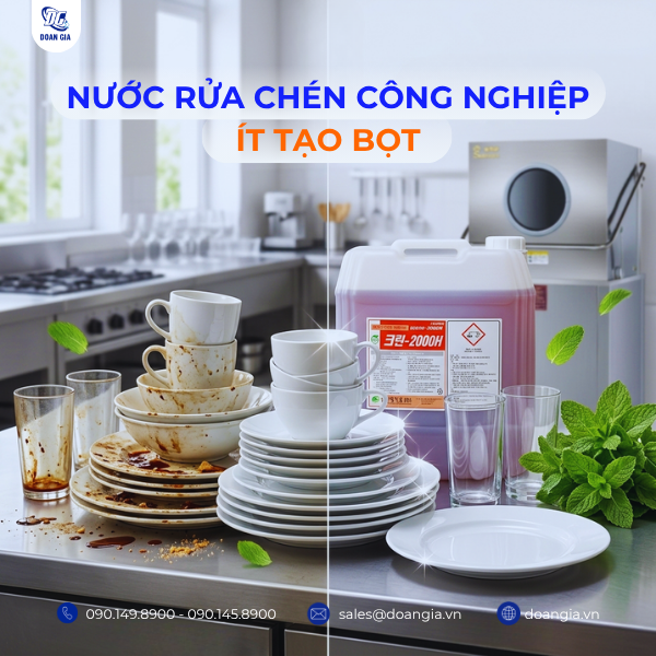nước rửa chén dành cho nhà hàng