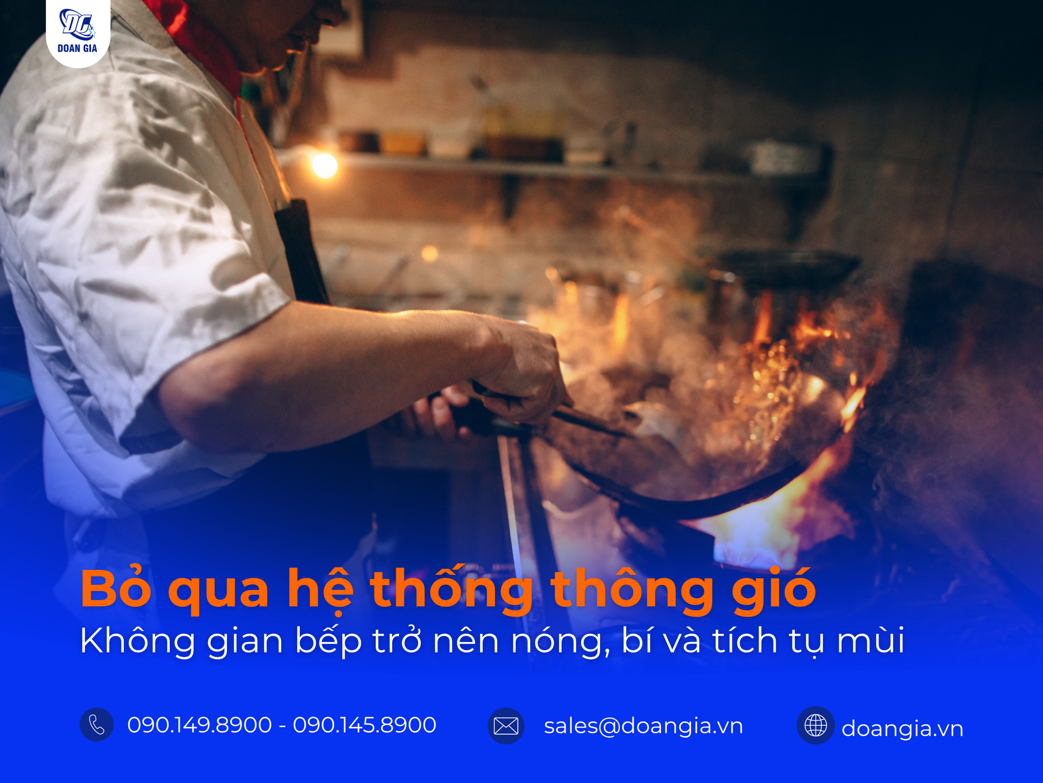 hệ thống chụp hút mùi công nghiệp