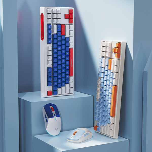 Bàn phím chuột micropack km-269w led rgb setup hiện đại