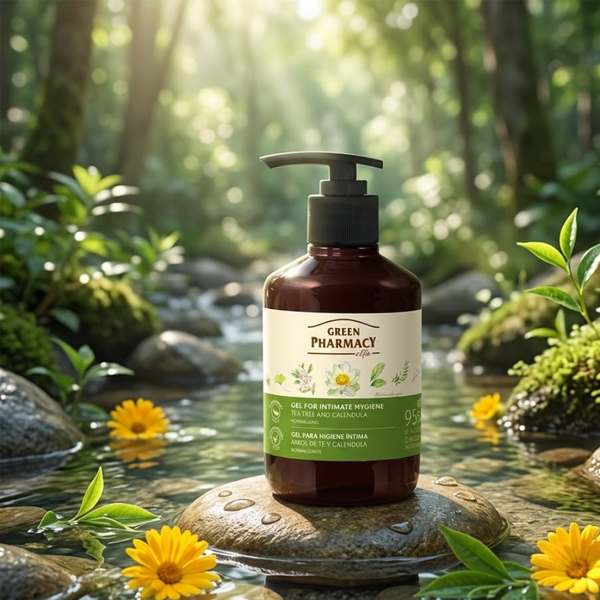 Dung dịch vệ sinh Green Pharmacy Tràm trà trị ngứa và mùi hôi vùng kín