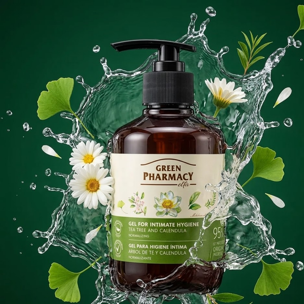 Dung dịch vệ sinh Green Pharmacy Tràm trà trị ngứa và mùi hôi vùng kín