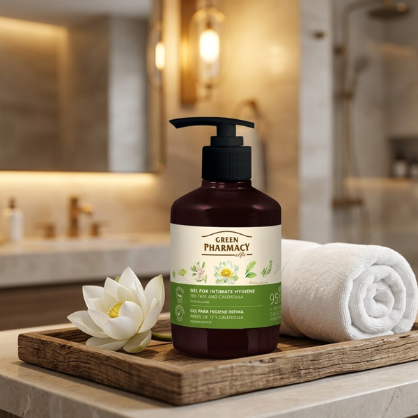 Dung dịch vệ sinh Green Pharmacy Tràm trà trị ngứa và mùi hôi vùng kín