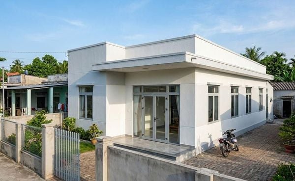 Mẫu nhà cấp 4 3 phòng ngủ 500 triệu mái bằng