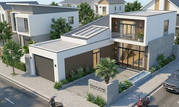 Mẫu nhà cấp 4 120m2 4 phòng ngủ 1 thờ có gác lửng