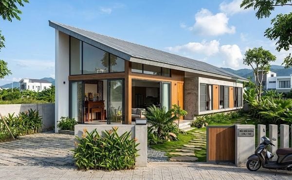 Mẫu nhà cấp 4 ngang 120m2 3 phòng ngủ 1 thờ 6x20m