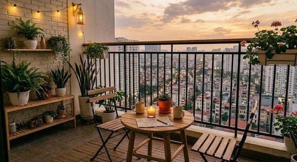 Bộ bàn ghế ban công nhỏ