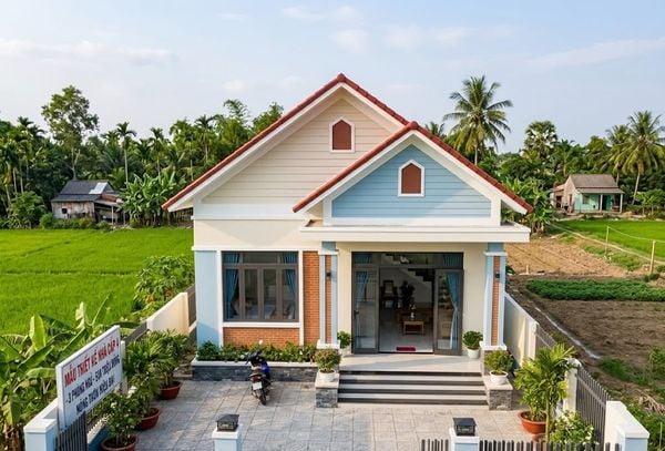 Mẫu thiết kế&nbsp;nhà cấp 4 3 phòng ngủ 500 triệu ở nông thôn