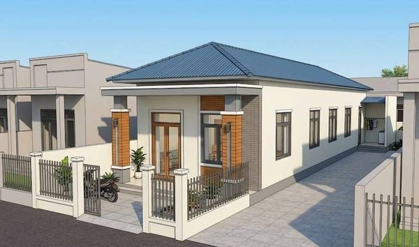 Mẫu&nbsp;nhà ống cấp 4 3 phòng ngủ 300 triệu