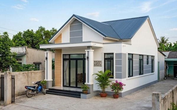 Mẫu&nbsp;nhà cấp 4 3 phòng ngủ 300 triệu