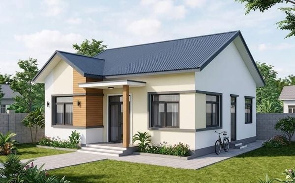 Chi phí khi thiết kế nhà cấp 4 3 phòng ngủ 300 triệu