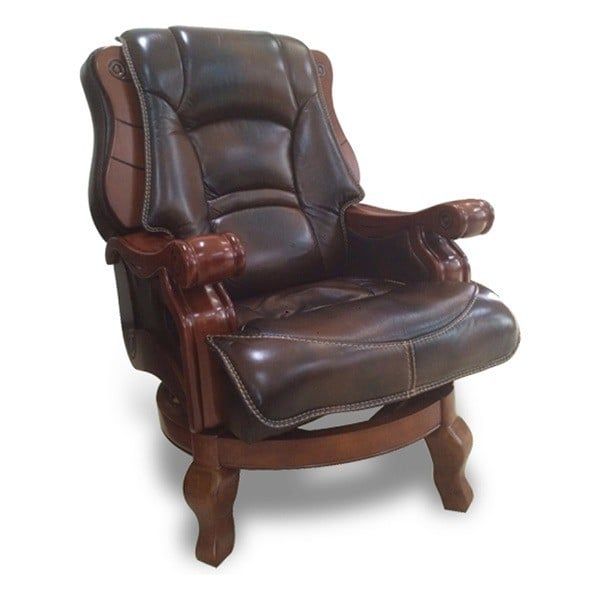 Ghế giám đốc chân tĩnh bọc da