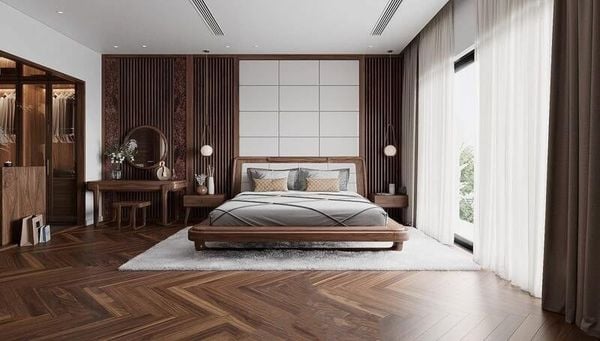 Giường ngủ gỗ công nghiệp