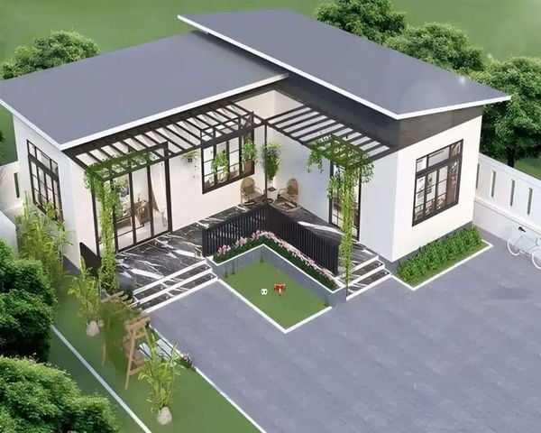 Tối ưu chi phí khi xây nhà cấp 4 3 phòng ngủ 500 triệu