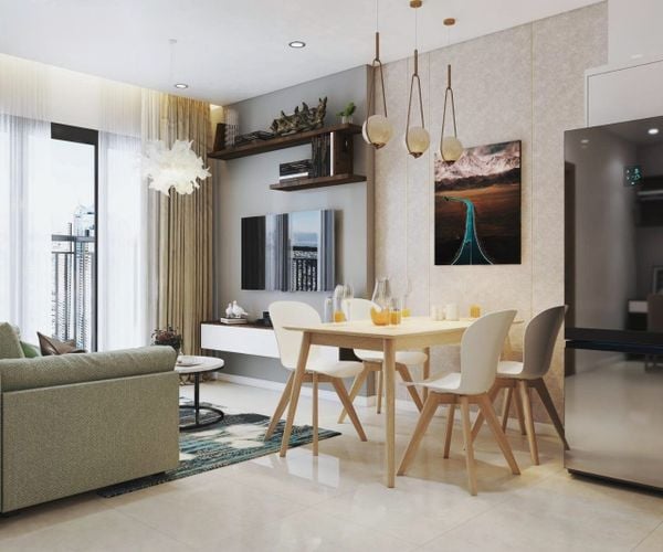 Mẫu thiết kế nội thất căn hộ Vinhomes Grand Park 1PN