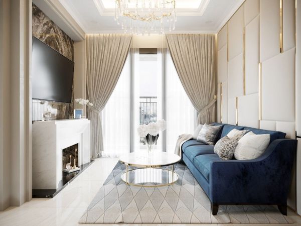 Mẫu thiết kế nội thất căn hộ Vinhomes Grand Park 3PN