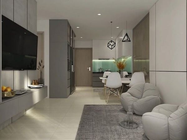 Mẫu thiết kế nội thất căn hộ Vinhomes Grand Park 2PN